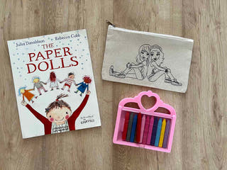 DIY Colouring 2 Awesome Girls Pouch Little Canvas