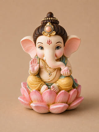 DIY Colouring 3D Concrete Bal Ganesha Activity Kit