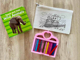 DIY Colouring Little Elephant Pouch Little Canvas