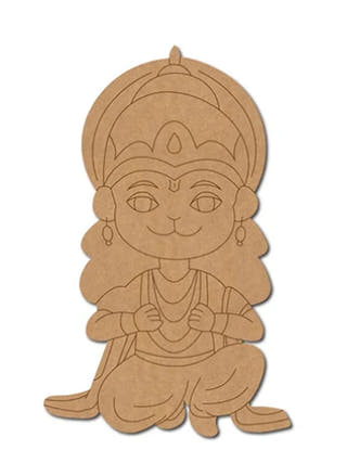 DIY Colouring Wooden Lord Hanuman Activity Kit