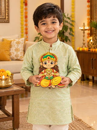 DIY Colouring Wooden Lord Hanuman Activity Kit