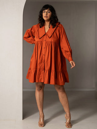 Terra Brunch Dress Orange Why So Blue