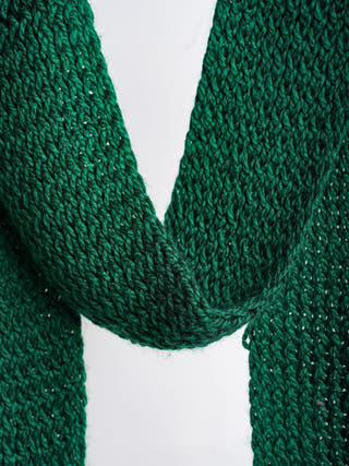 Fluffy Muffler | Dark Green