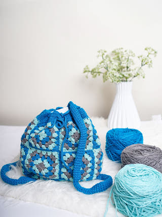 The Pop Blue Bagpack