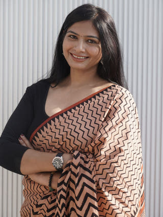 Aakriti Bagru HBP Cotton Saree