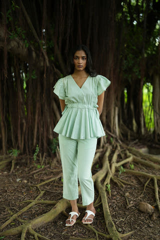 Sao Paulo Peplum Co-ord Set