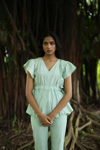 Sao Paulo Peplum Co-ord Set