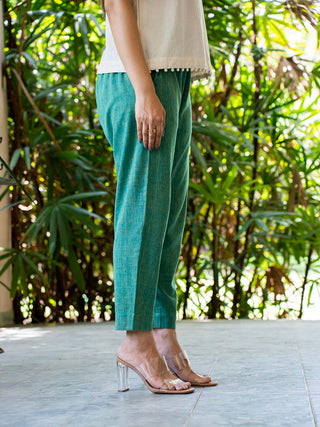 Green Ankle Pants MORALFIBRE