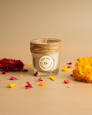 Soy Candles | Scented with Natural Flowers Ecokari