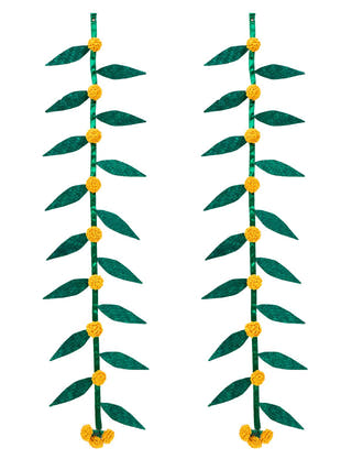Shubh Handcrafted Bamboo Hanging - Set of 2