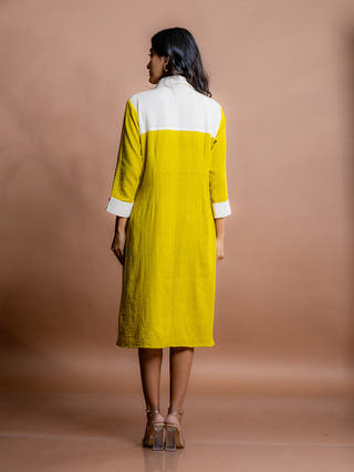Zafira Kala Cotton Shirt Dress