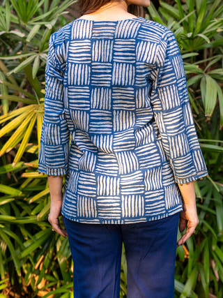 Mango Design Handblock Print Jacket MORALFIBRE