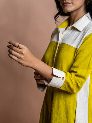 Zafira Kala Cotton Shirt Dress