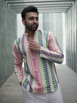 Multicolor Unisex Kurta Weavsters