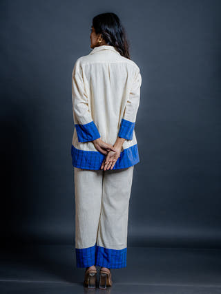 Maris Kora-Blue Kala Cotton Co-ord Set