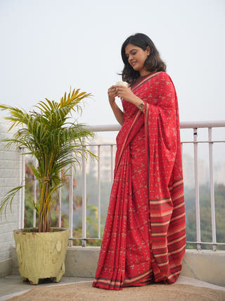 Roshni Mrida Dabu Cotton Sarees
