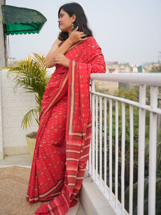 Roshni Mrida Dabu Cotton Sarees