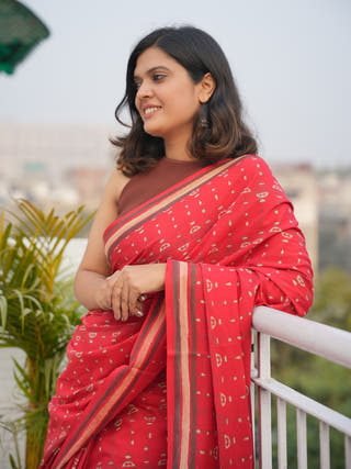 Roshni Mrida Dabu Cotton Sarees