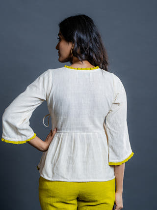 Liora Kora-Green Kala Cotton Co-ord Set