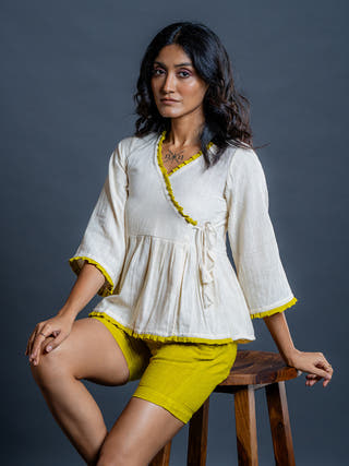 Astra Handwoven Kala Cotton Top