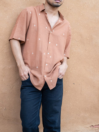 Core Shirt Clay Men Rust with N.