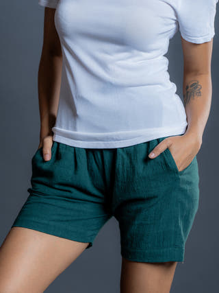 Elira Handwoven Kala Cotton Shorts