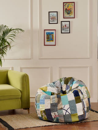 Blue Aura Beanbag Cover