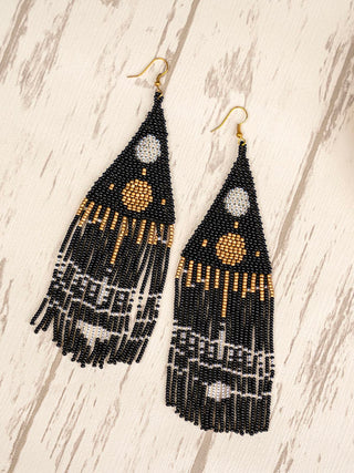 Handmade Beadwork Celestial collection Earring Pusha Bead Work