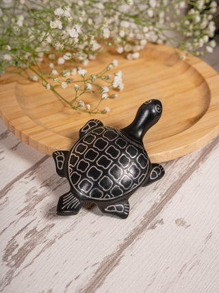 Tortoise Handcrafted Bidriware Paper Weight Bidriwala