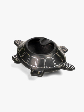 Tortoise Handcrafted Bidriware Ash Tray Bidriwala