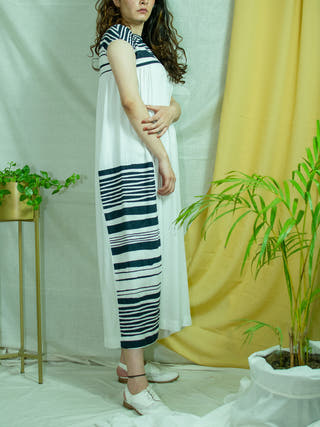 Makue Dress Navy Phuhar's