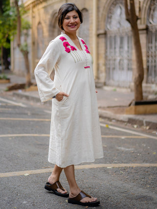 Dandelion Dress Kakoli's Embroidery