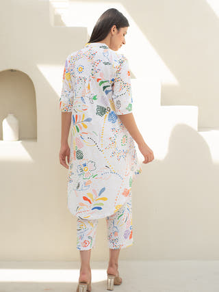 Intricate Print Tunic with Pant