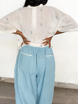 Flow Shirt White with N.