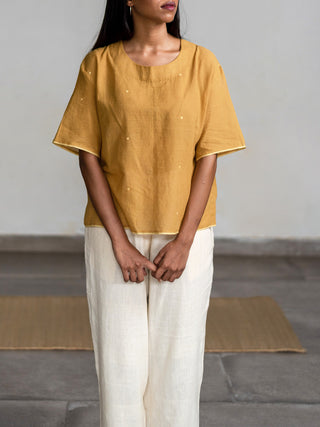 Marigold Top Mustard with N.