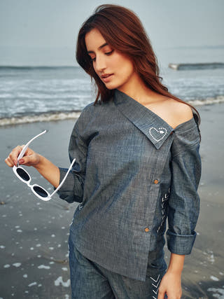 The Denim On Point Co-ord Set