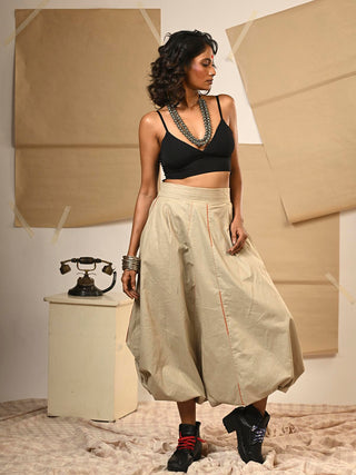 Taana Baana Harem Pants Beige Prathaa