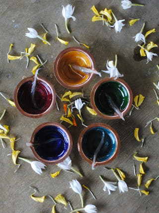 Solid Colour Plain Diya