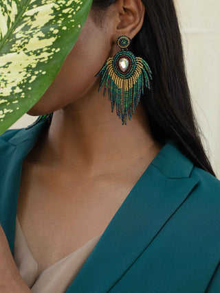 Dance like a Peacock Earrings Risham