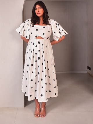 Dottie Cut Out Dress WhySoBlue Black