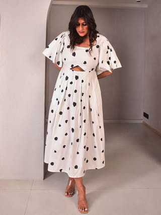 Dottie Cut Out Dress WhySoBlue Black