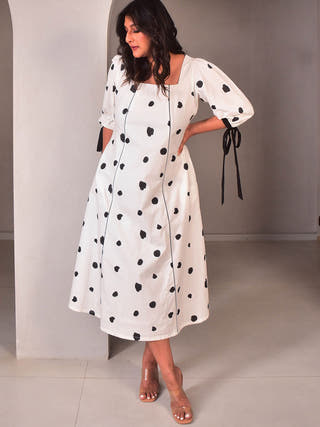 Dottie Long Dress WhySoBlue Black