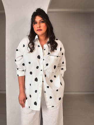 Dottie Shirt WhySoBlue Black