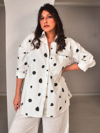 Dottie Shirt WhySoBlue Black