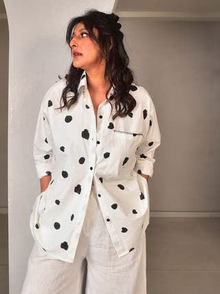 Dottie Shirt WhySoBlue Black