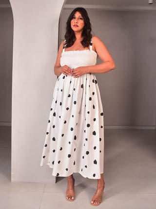 Dottie Strappy Dress WhySoBlue Black