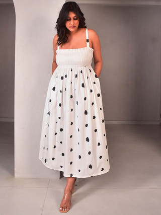 Dottie Strappy Dress WhySoBlue Black