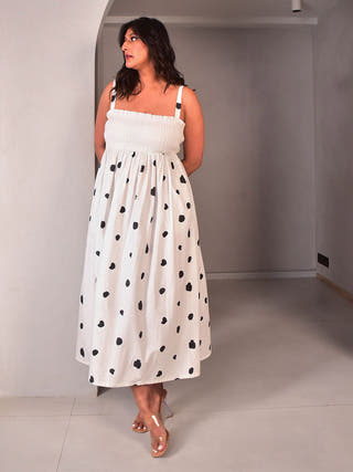 Dottie Strappy Dress WhySoBlue Black