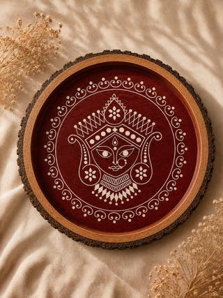 Durga Alpona Tray