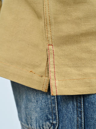 Classic Handwoven Overshirt | Mustard Yellow